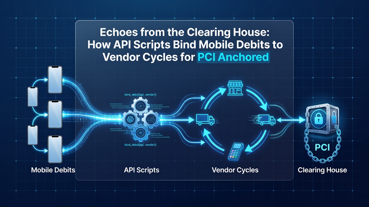 Secure API pathways linking smartphone billing tools to bank clearing networks for fraud control