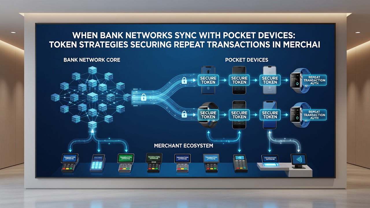 Token lifecycle management across mobile and bank network connections